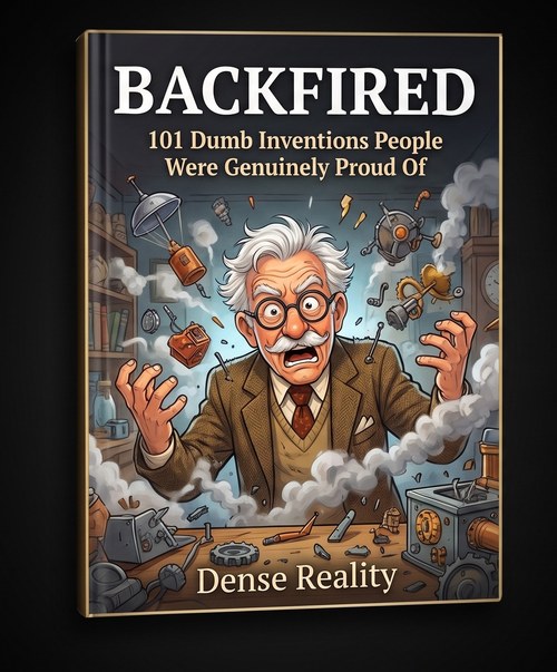 Backfired: 101 Dumb Inventions People Were Genuinely Proud Of book cover